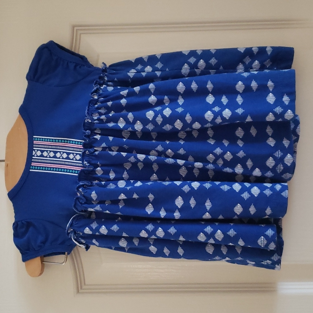 Carter's Blue Dress and Diaper Cover 6M